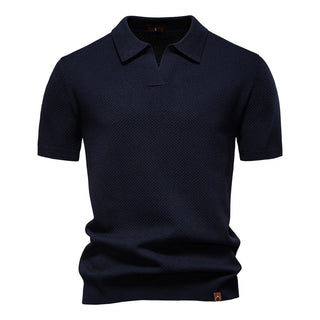 Hauke - Strukturiertes Poloshirt
