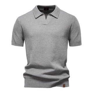 Hauke - Strukturiertes Poloshirt