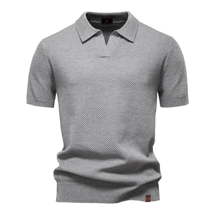 Hauke - Strukturiertes Poloshirt