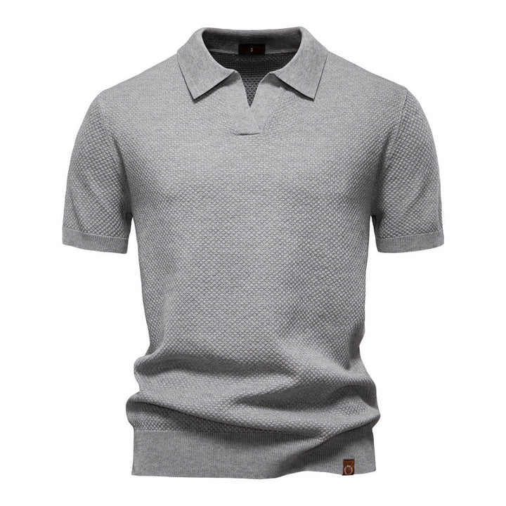 Till - Strukturiertes Poloshirt