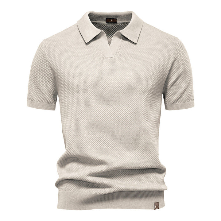 Till - Strukturiertes Poloshirt