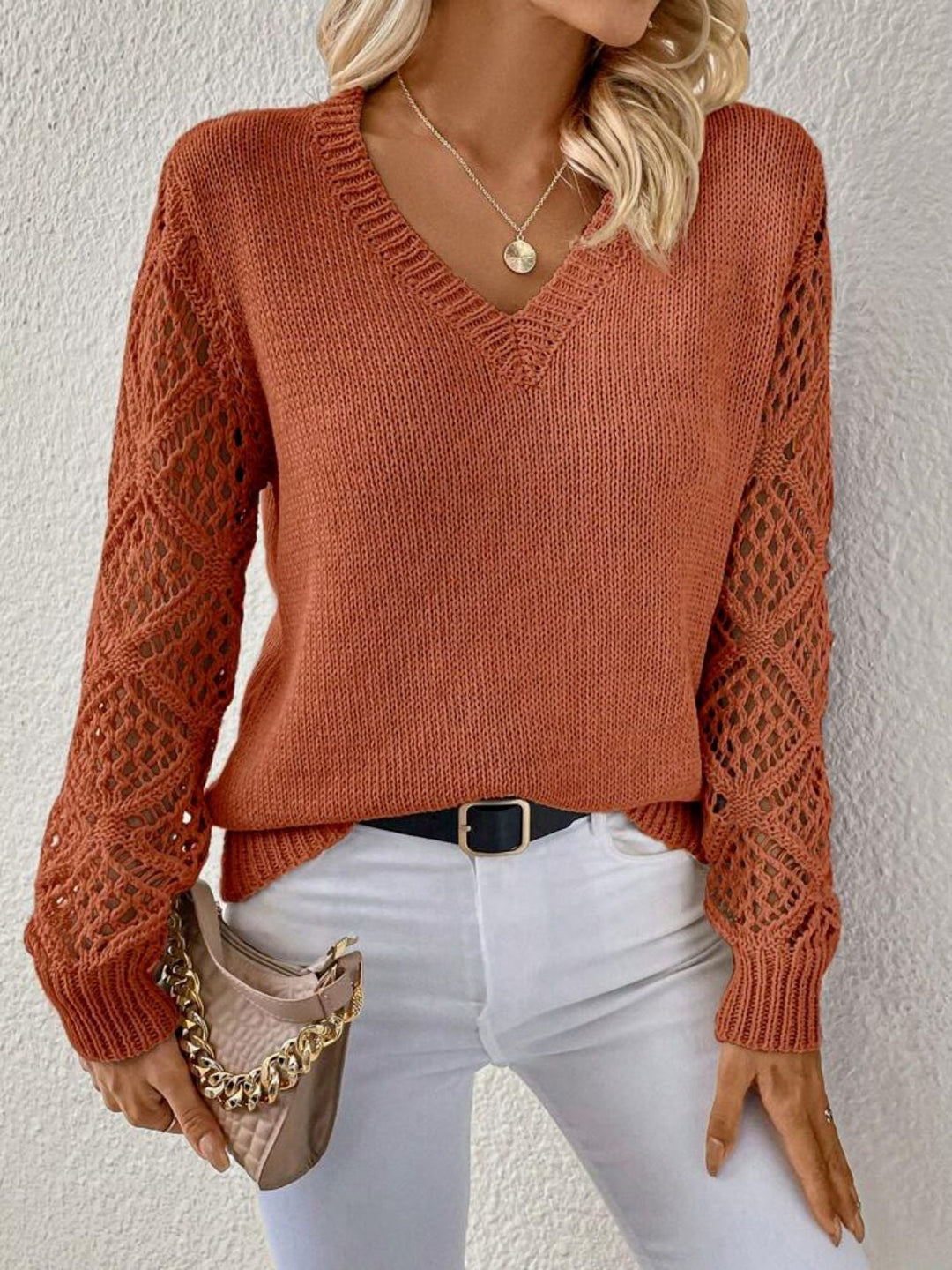 Maren - Pullover mit V-Ausschnitt