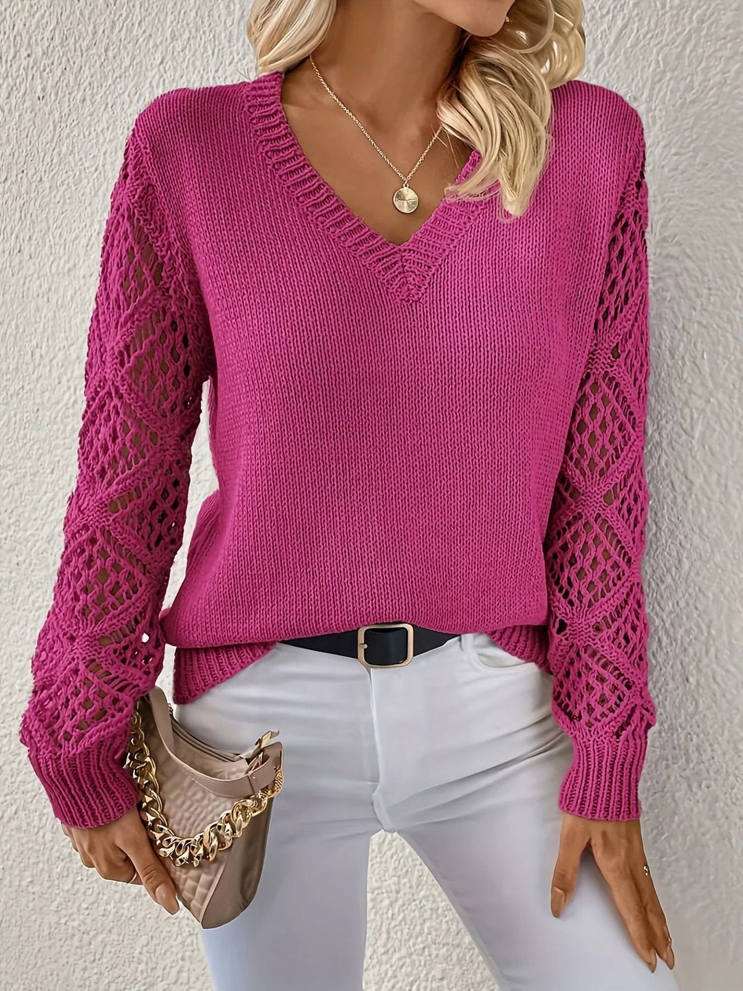 Maren - Pullover mit V-Ausschnitt