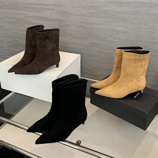 Wilma - Stiefeletten in Wildlederoptik
