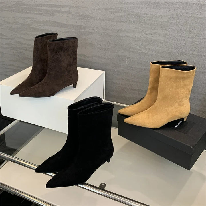 Wilma - Stiefeletten in Wildlederoptik