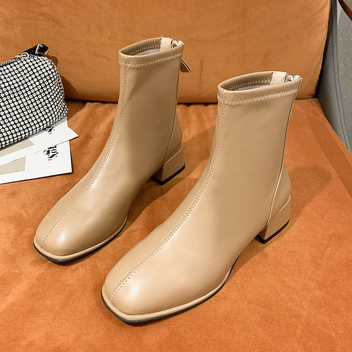 Sabine - Stiefeletten mit Blockabsatz