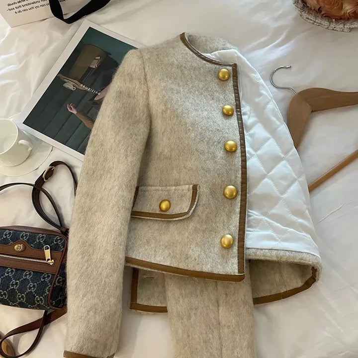 Frieda - Kurze Wolljacke