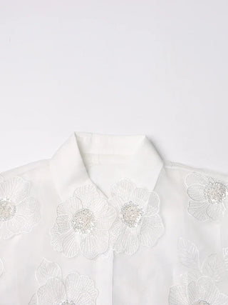 Birgit - Mesh-Bluse