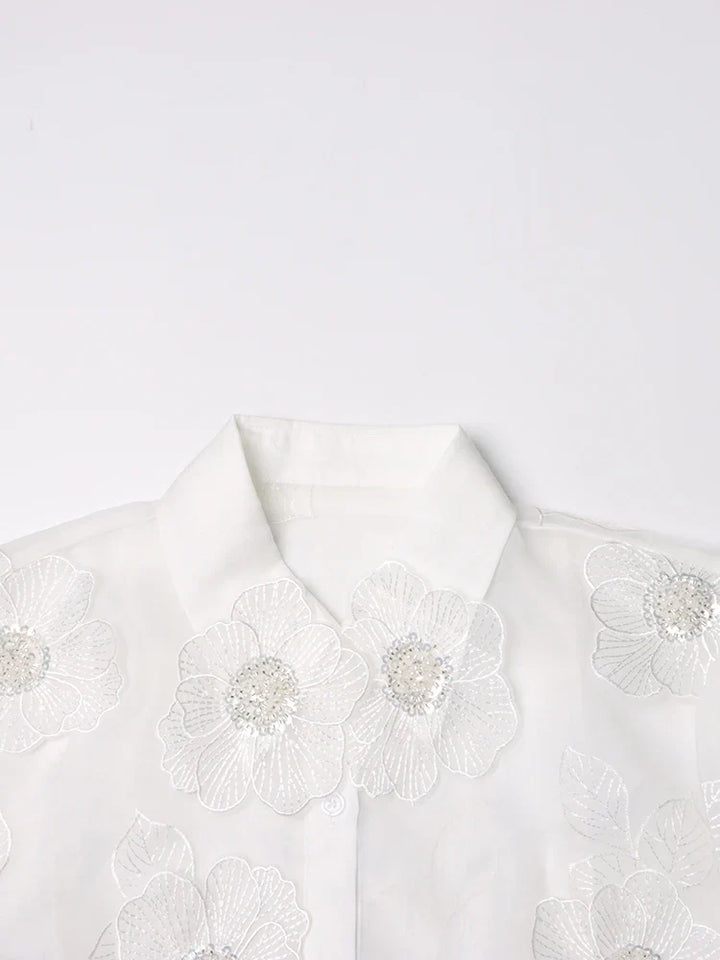 Birgit - Mesh-Bluse
