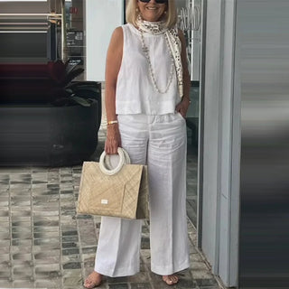 Nina - Leinenset mit weiter Hose