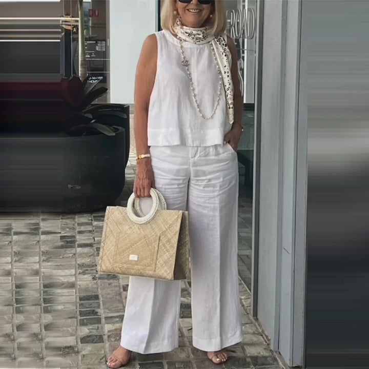 Nina - Leinenset mit weiter Hose