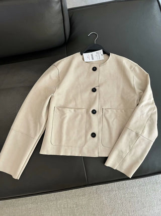 Silja - Jacke in Wildlederoptik