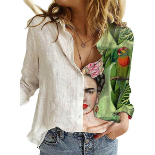 Rebekka - Animal-Print-Bluse