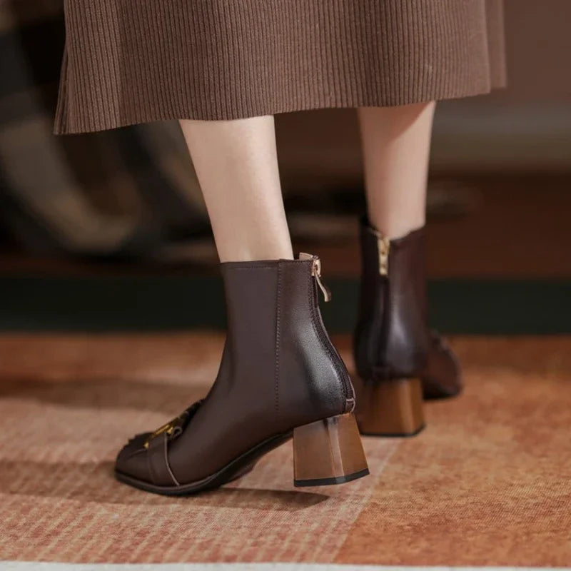 Bianca - Lederstiefeletten