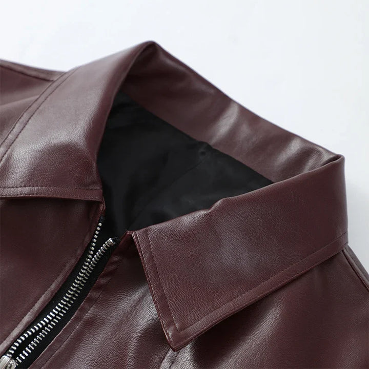 Finja - Jacke in Lederoptik