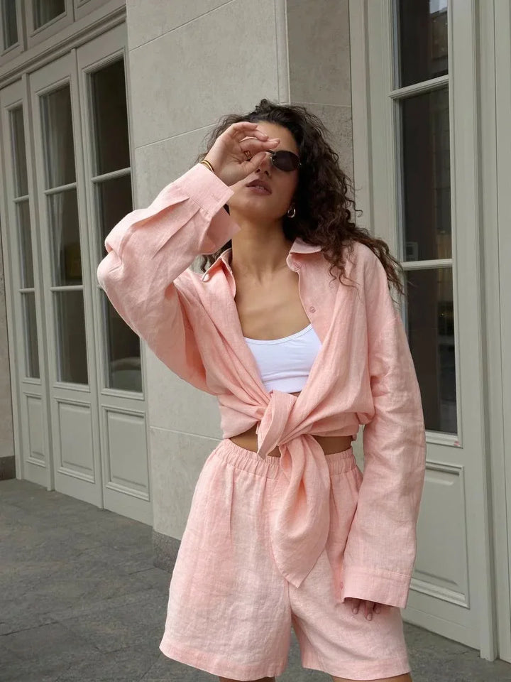 Emely - Baumwollset mit weiter Hose