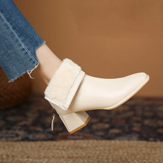 Yvonne - Stiefeletten mit eckiger Spitze