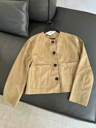 Silja - Jacke in Wildlederoptik