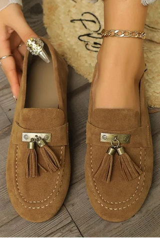 Larissa - Loafer in Wildlederoptik