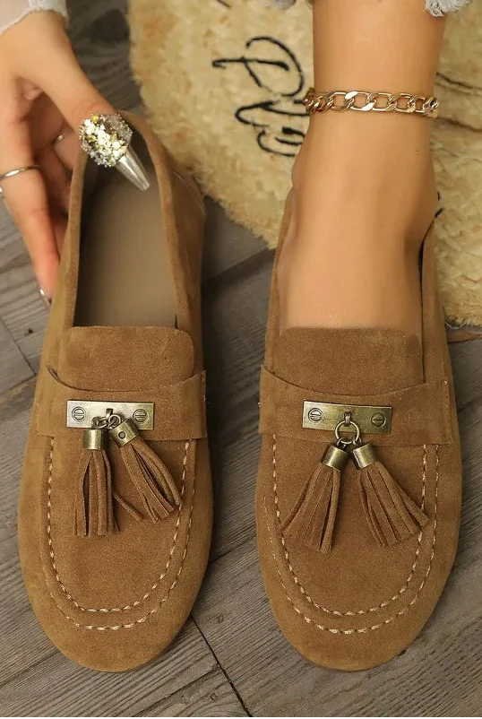 Larissa - Loafer in Wildlederoptik