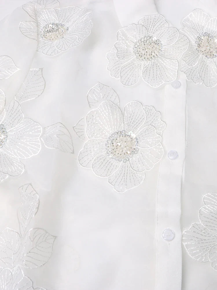 Birgit - Mesh-Bluse