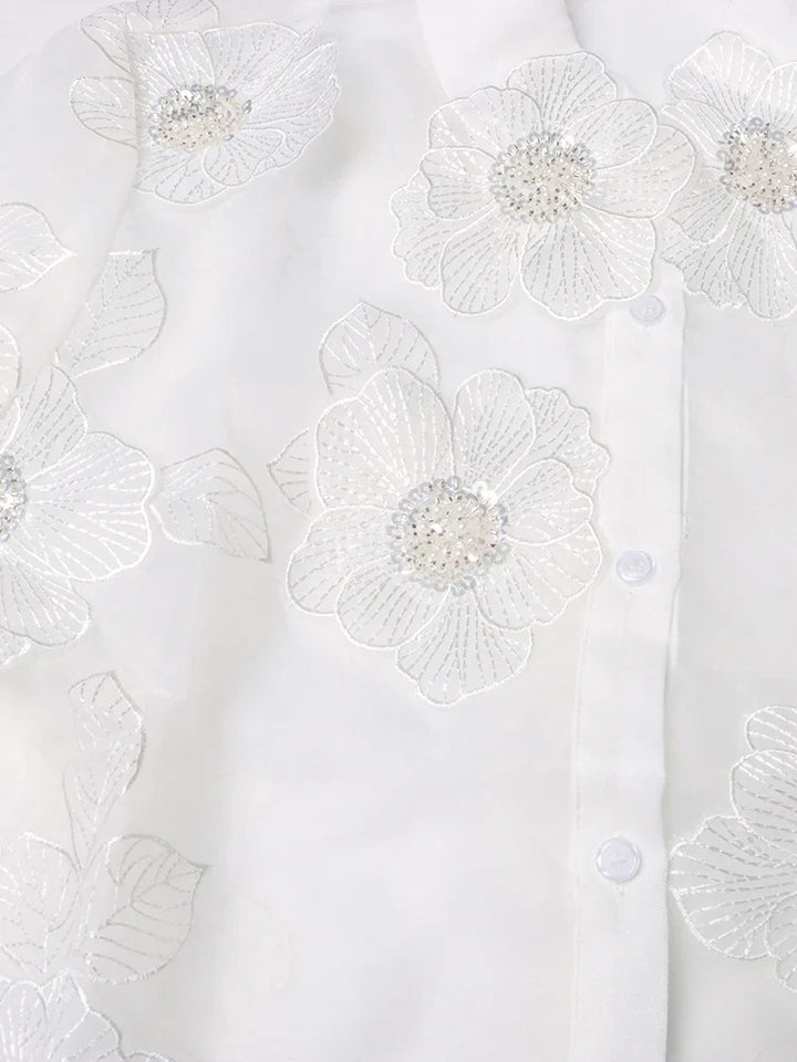 Birgit - Mesh-Bluse