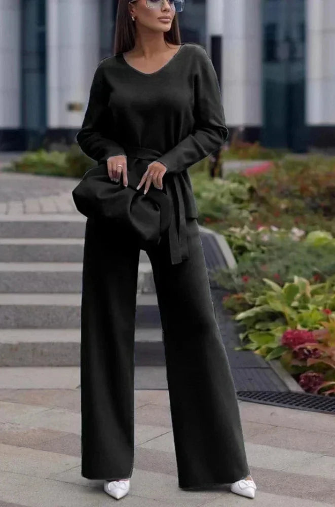 Sophie - Strickset mit weiter Hose