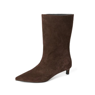 Hilde - Velours-Stiefeletten
