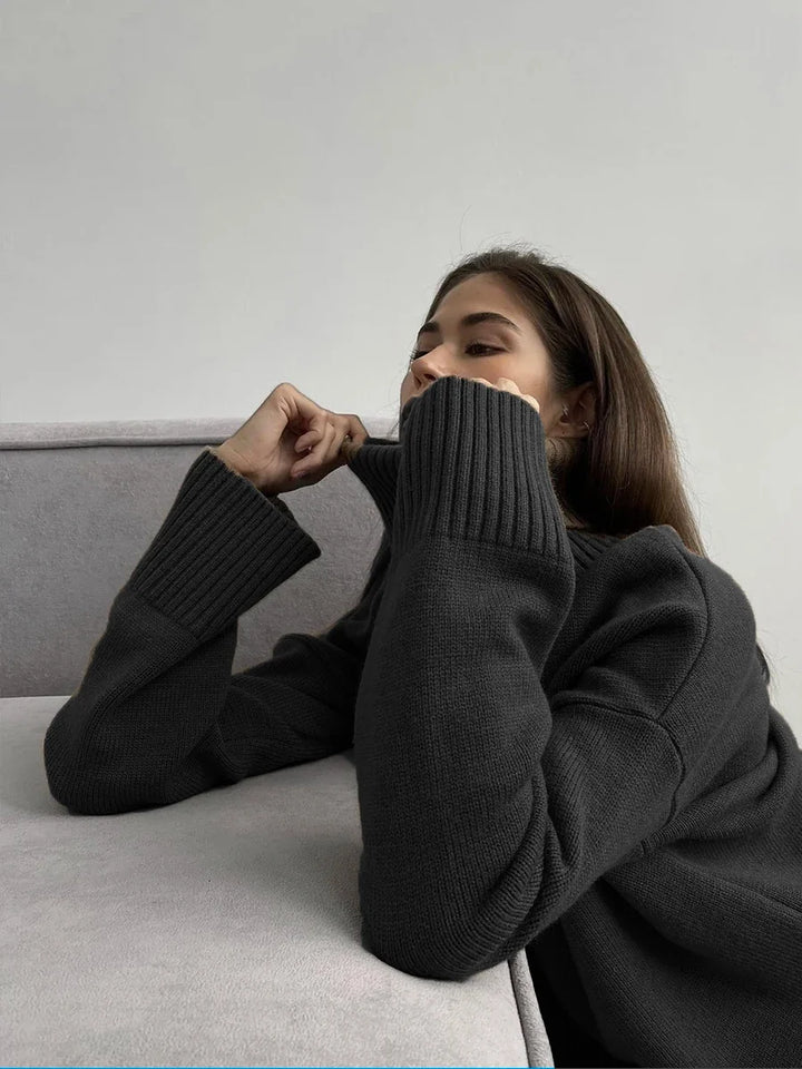 Sarah - Rollkragen-Pullover