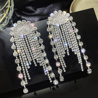 Ute - Strass-Ohrringe