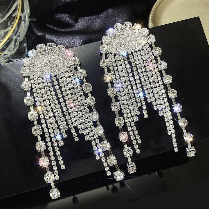 Ute - Strass-Ohrringe