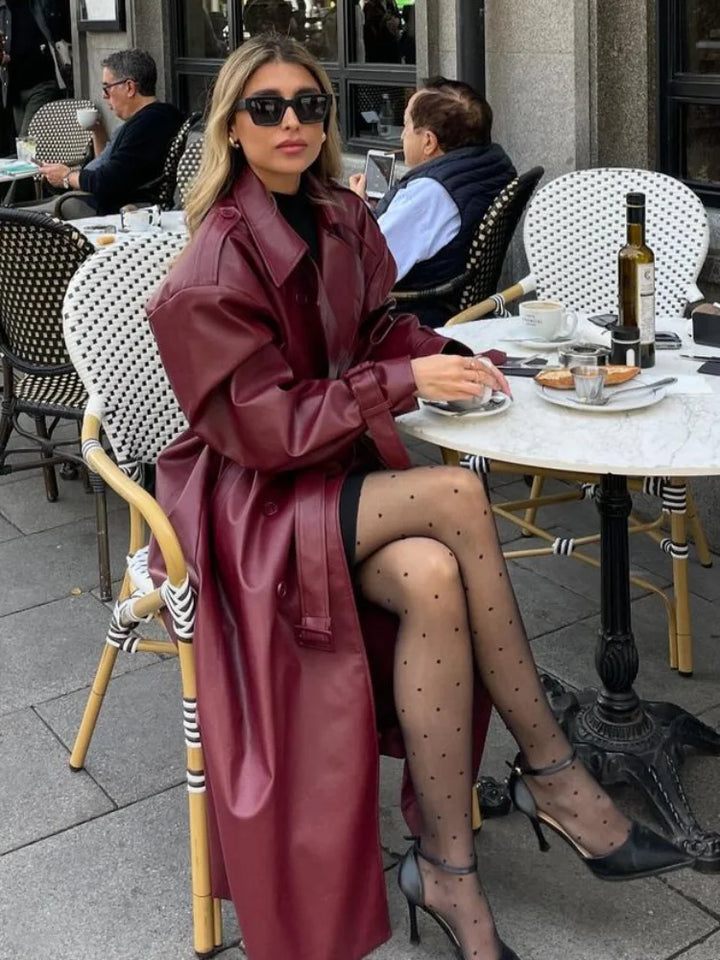Viktoria - Ledermantel