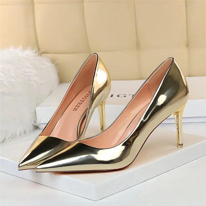 Natalie - Glitzer-Pumps