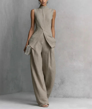 Helena - Baumwollset mit High-Waist-Hose