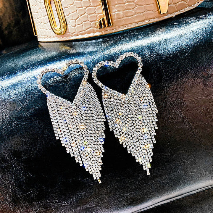 Ute - Strass-Ohrringe