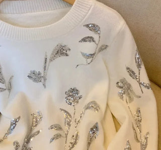 Viktoria - Paillettenpullover