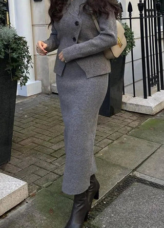 Silke - Cardigan mit Rock