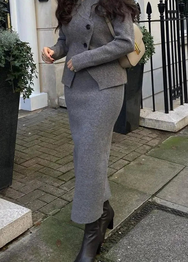 Silke - Cardigan mit Rock