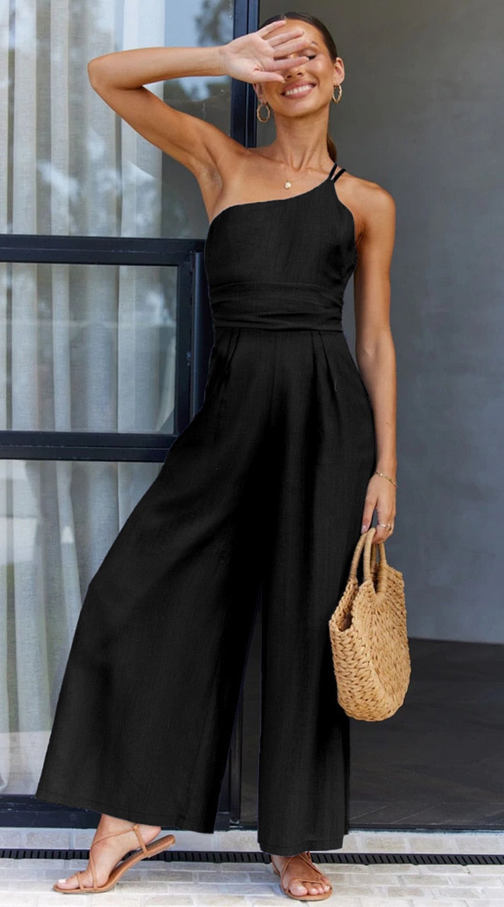 Thea - Leinen-Jumpsuit