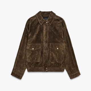 Gesa - Jacke in Wildlederoptik