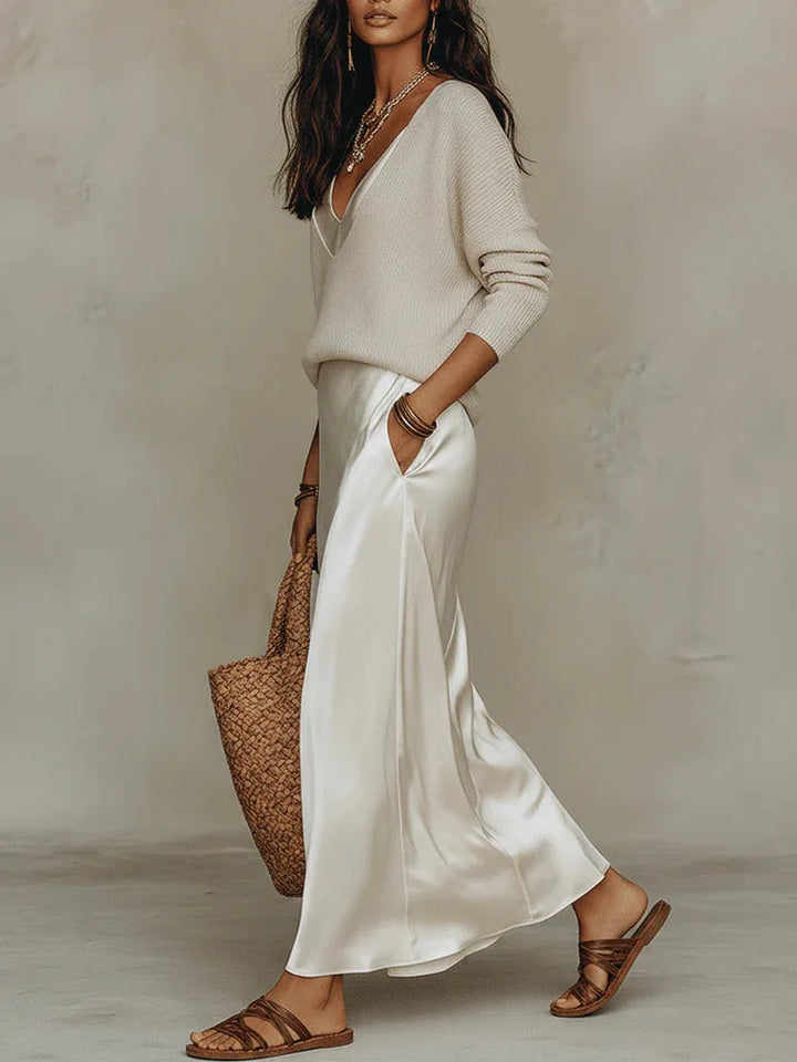 Mila - Satin-Strickset