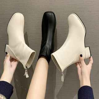 Sabine - Stiefeletten mit Blockabsatz