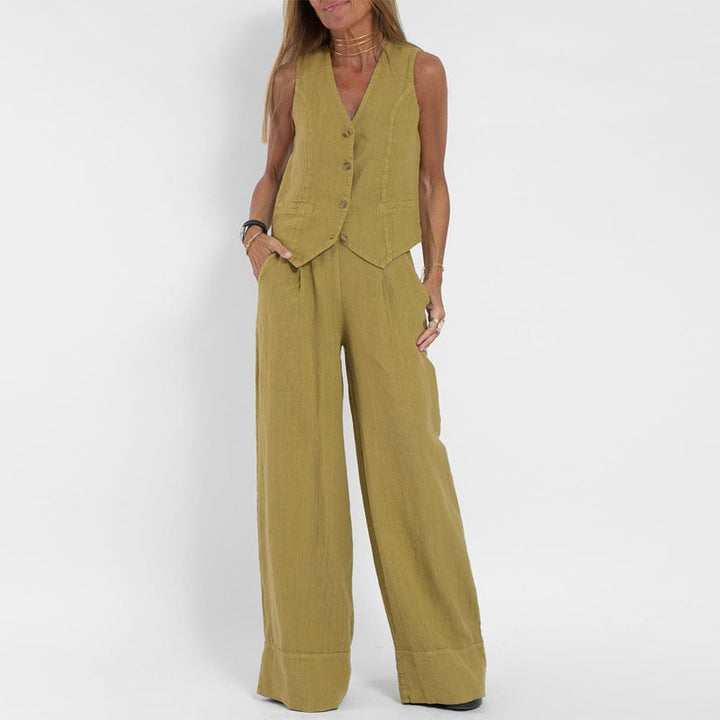 Gesa - Leinenset mit weiter Hose