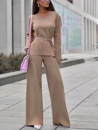 Sophie - Strickset mit weiter Hose