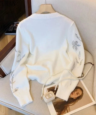 Viktoria - Paillettenpullover