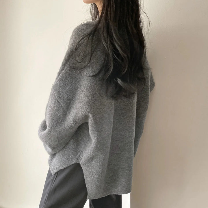 Cornelia - V-Ausschnitt-Pullover
