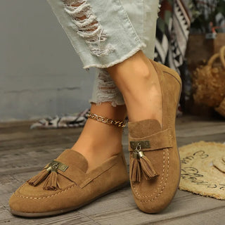 Larissa - Loafer in Wildlederoptik