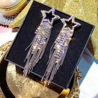 Ute - Strass-Ohrringe
