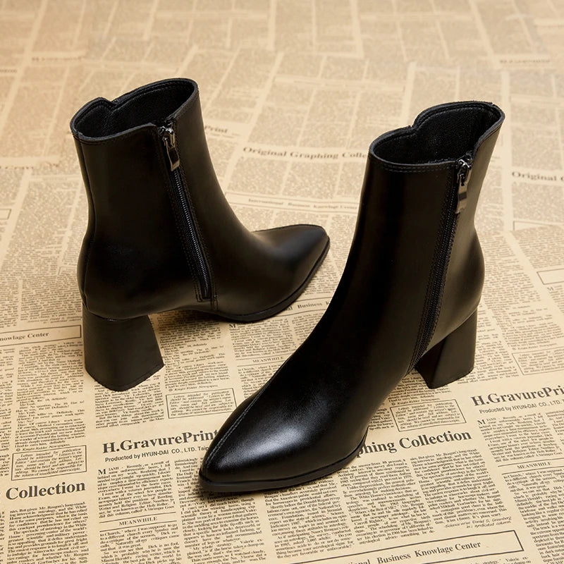 Ute - Stiefeletten mit Blockabsatz