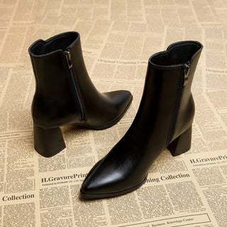 Ute - Stiefeletten mit Blockabsatz